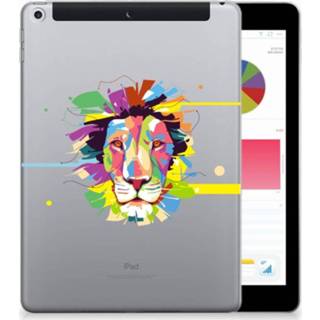 👉 Tablethoes Apple iPad 9.7 2018 | 2017 Uniek Tablethoesje Lion Color 8720091439948