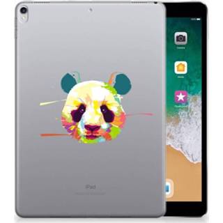 👉 Tablethoes Apple iPad Pro 10.5 Tablethoesje Design Panda Color 8720091542358