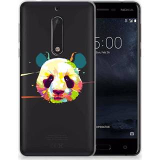 👉 Nokia 5 TPU Hoesje Design Panda Color 8720091630017