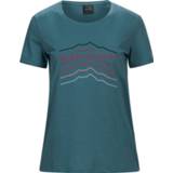 👉 Shirt XL vrouwen grijs beige Peak Performance - Women's Explore Tee Hill Print T-shirt maat XL, beige/grijs 5713113381182
