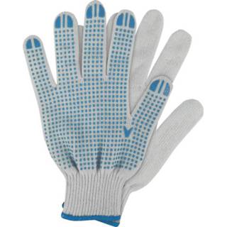 👉 Werk handschoen katoen XL blauw Talen Tools Werkhandschoenen maat 8712448288330