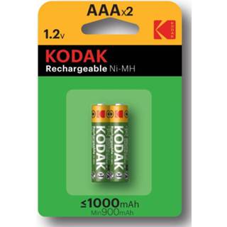 👉 Batterij 2 x AAA oplaadbare krachtige Kodak batterijen - 1000mAh