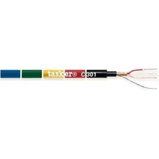 👉 Microfoon kabel zwart Tasker C301 microfoonkabel 2x0,22mm 100m