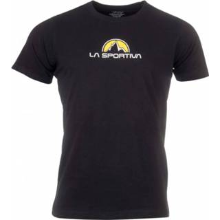 👉 Shirt mannen l zwart La Sportiva - Footstep Tee T-shirt maat L, 8020647682362