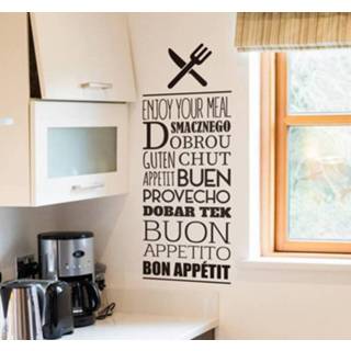 👉 Nederlands Stickers voor thuis Eet smakelijk talen