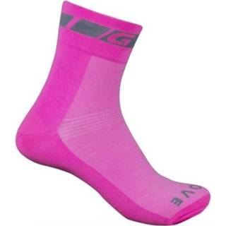 👉 Sokken Pink Hi-Vis s GripGrab fluorgele - 5708486007692