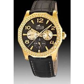 👉 Horlogeband Lotus 15761/3 (BC07680) Croco leder Bruin
