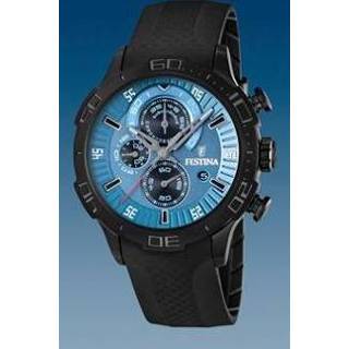 👉 Horlogeband zwart kunststof plastic Festina F16567 Kunststof/Plastic 22mm 8719217170865