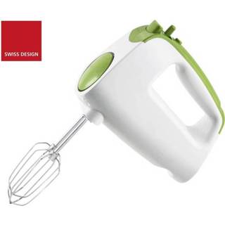 Handmixer wit limoengroen EMERIO HM-110921 250 W Wit, 7350034657361