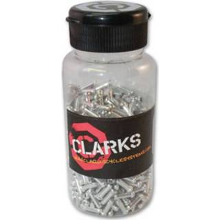 👉 Remkabel one-size-fits-all zilver Clarks Wire End Covers 1 - 1.6mm Dispenser Pots Reserveonderdelen remkabels 5021646015574