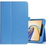👉 Flip hoesje blauw active Samsung Galaxy Tab S4 10.5 hoes - Licht 8719793019107
