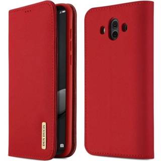 👉 Rood active Wish Series Lederen Book Case Huawei Mate 10 - 6934913088265