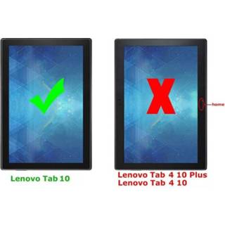 👉 Flip hoesje active blauw Lenovo Tab 10 hoes Licht 8719638128322