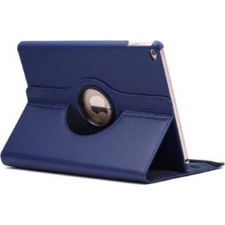 👉 Blauw active IPad 9.7 - draaibare book case Donker 8719638124874