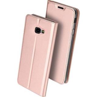 Portemonnee goud bookwallet flip hoes kunstleer Dux Ducis pro serie - slim wallet Samsung Galaxy J4 plus 2018 669014993892