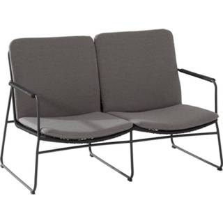 👉 Tuinbank rope loungebanken grijs-antraciet 4 Seasons Outdoor Elba lounge 2-zits