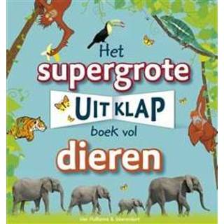 👉 Uitklapboek kinderen Het supergrote vol dieren - Boek Dorling Kindersley (900036230X) 9789000362301