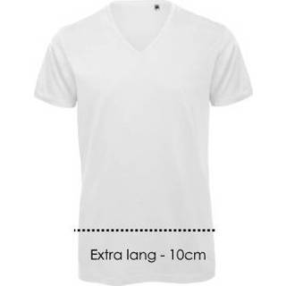 👉 Shirt mannen Logostar V-hals T-shirt XXXtra lang