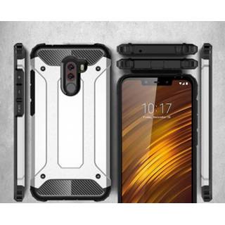 👉 Zwart backcover hoes Lunso - Armor Guard Xiaomi Pocophone F1 9145425576097