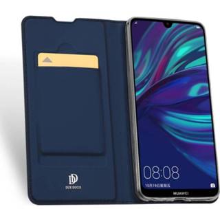 👉 Portemonnee blauw bookwallet flip hoes kunstleer Dux Ducis pro serie - slim wallet Huawei P Smart (2019) 9145425575908