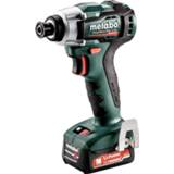 👉 Slagschroevendraaier SS active Metabo PowerMaxx SSD 12 BL 12V Li-Ion accu set (2x 2,0Ah accu) in koffer - koolborstelloos 4061792003743