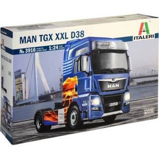 👉 Bouwpakket XXL mannen Italeri 510003916 MAN TGX D38 E6 Vrachtwagen (bouwpakket) 1:24 8001283039161