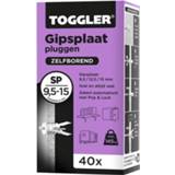 👉 Gipsplaatplug active Toggler SP - 40 9,5 / 12,5 15mm (40st)