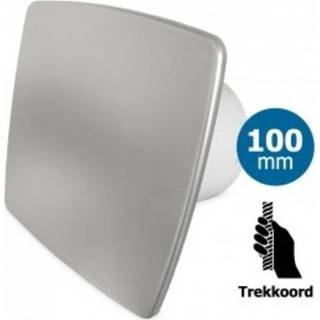 👉 Trekkoord RVS kunststof Badkamer/toilet ventilator - 100mm bold-line 7434010383366