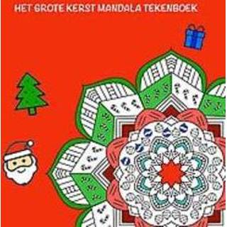 👉 Tekenboek mannen Het grote Kerst Mandala tekenboek. Meer dan 50 mandala's, sterren en Koreman, Tom, Paperback 9789463185806