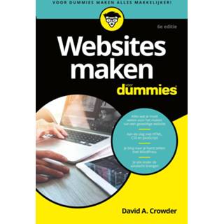 Websites maken voor Dummies - eBook David A. Crowder (9045355965) 9789045355962