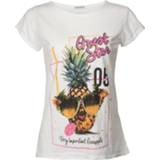 Shirt One Size vrouwen wit|print|multi Pineapple