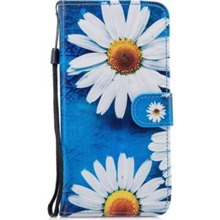 👉 Portemonnee blauw Hemels met chrysanten Galaxy S9 PLUS hoes 7435123780769