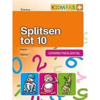 👉 Kompas KOMPAS+ - CORRECTIESLEUTEL SPLITSEN TOT 10. D'HAVELOOSE, WALTER, Spiraalband 9789048615711