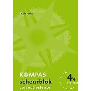 👉 Kompas groen 4 - CORRECTIESLEUTEL SCHEURBLOK GROEN, Handleiding. DHAVELOOSE, WALTER, Spiraalband 9789086615131