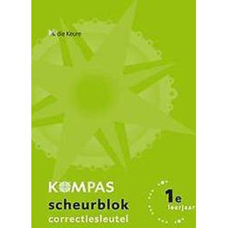 👉 Kompas groen 1 - CORRECTIESLEUTEL SCHEURBLOK GROEN. DHAVELOOSE, WALTER, onb.uitv. 9789059589674