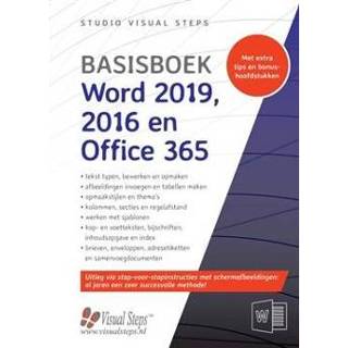 👉 Boek Basisboek Word 2019, 2016 en Office 365 - Studio Visual Steps (9059054857) 9789059054851
