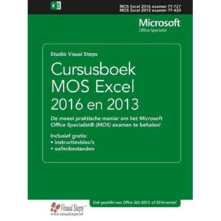 👉 Boek Cursusboek MOS Excel 2016 en 2013 / Basis - Studio Visual Steps (9059055829) 9789059055827