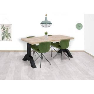 👉 Steigerhouten tafel Tolna