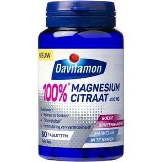 Magnesium gezondheid vitamines Davitamon Citraat Tabletten 8710537042733