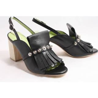 👉 Lilian 11476b pumps open hiel zwart