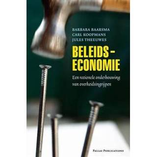 👉 Beleidseconomie - Boek Barbara Baarsma (9085550335)