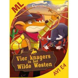 👉 Makkelijk lezen - Vier knagers in het Wilde Westen. Stilton, Geronimo, Hardcover