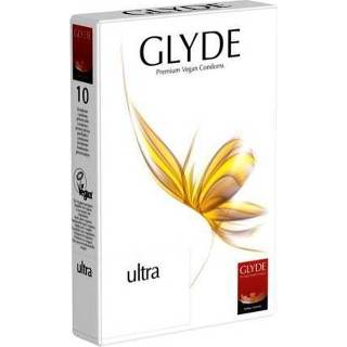 👉 Condoom latex transparant Glyde SlimFit - 10 Strakkere Vegan Condooms 9343359000477