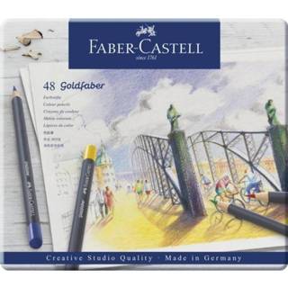 Kleurpotlood wit Faber-Castell Goldfaber etui à 48 stuks 4005401147480