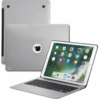 👉 Toetsenbordhoes grijs space active IPad Pro 12.9 (2017) toetsenbord hoes grey 8719874796446