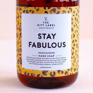 👉 Handzeep The Gift Label - Stay fabulous 8719033132283