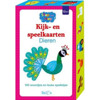 👉 Speelkaart Kijk-en speelkaarten Dieren - Boek Ballon Media N.V. (9403206241) 9789403206240