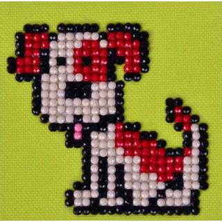 Rood#Wit Diamond Dotz hobbyset Fido - 7 x cm 4897073242033