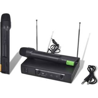 👉 Ontvanger met 2 draadloze VHF-microfoons