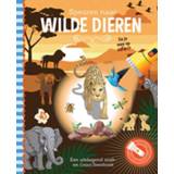 👉 Zaklamp Speuren naar wilde dieren + kartonnen - Boek Lantaarn Publishers (946354304X) 9789463543040